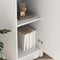 vidaXL Desk with Storage with Shelf 2 pcs White 78.5 x 37 x 154.5 cm
