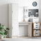 vidaXL Desk with Storage with Shelf 2 pcs White 78.5 x 37 x 154.5 cm