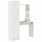 vidaXL Desk with Storage with Shelf 2 pcs White 78.5 x 37 x 154.5 cm