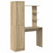 vidaXL Desk with Storage 2 pcs Sonoma Oak 78.5 x 37 x 154.5 cm