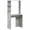 vidaXL Desk with Storage 2 pcs Concrete Grey 78.5 x 37 x 154.5 cm