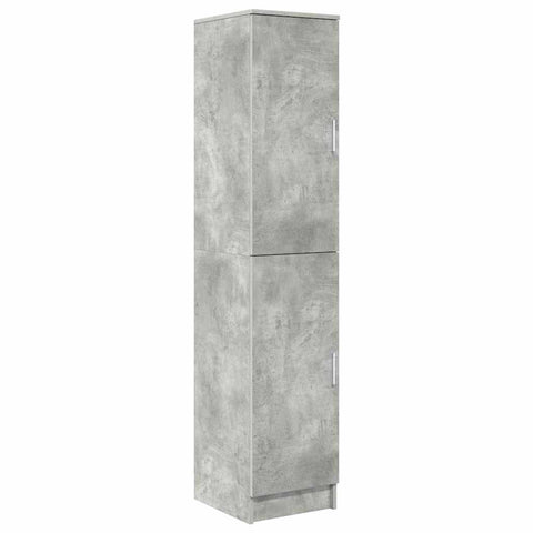 vidaXL Desk with Storage 2 pcs Concrete Grey 78.5 x 37 x 154.5 cm