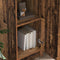 vidaXL Desk with Storage with Door 2 pcs Old Wood 78.5 x 37 x 154.5 cm