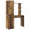 vidaXL Desk with Storage with Door 2 pcs Old Wood 78.5 x 37 x 154.5 cm