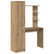vidaXL Desk with Storage 2 pcs Artisan oak 78.5 x 37 x 154.5 cm