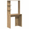 vidaXL Desk with Storage 2 pcs Artisan oak 78.5 x 37 x 154.5 cm