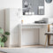 vidaXL Desk with Storage 2 pcs White 102 x 50 x 124 cm Engineered wood