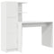 vidaXL Desk with Storage 2 pcs White 102 x 50 x 124 cm Engineered wood
