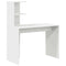 vidaXL Desk with Storage 2 pcs White 102 x 50 x 124 cm Engineered wood