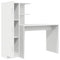 vidaXL Desk with Storage 2 pcs White 102 x 50 x 124 cm Engineered wood