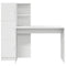 vidaXL Desk with Storage 2 pcs White 102 x 50 x 124 cm Engineered wood