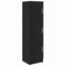 vidaXL Desk with Storage with Shelf 2 pcs Black oak 102 x 50 x 124 cm