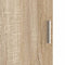 vidaXL Desk with Storage with Shelf 2 pcs Sonoma Oak 102 x 50 x 124 cm