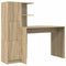 vidaXL Desk with Storage with Shelf 2 pcs Sonoma Oak 102 x 50 x 124 cm