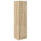 vidaXL Desk with Storage with Shelf 2 pcs Sonoma Oak 102 x 50 x 124 cm