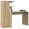vidaXL Desk with Storage with Shelf 2 pcs Sonoma Oak 102 x 50 x 124 cm
