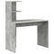 vidaXL Desk with Storage 2 pcs Concrete Grey 102 x 50 x 124 cm