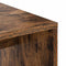 vidaXL Desk with Storage with Shelf 2 pcs Smoked Oak 102 x 50 x 124 cm