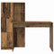vidaXL Desk with Storage with Shelf 2 pcs Old Wood 102 x 50 x 124 cm
