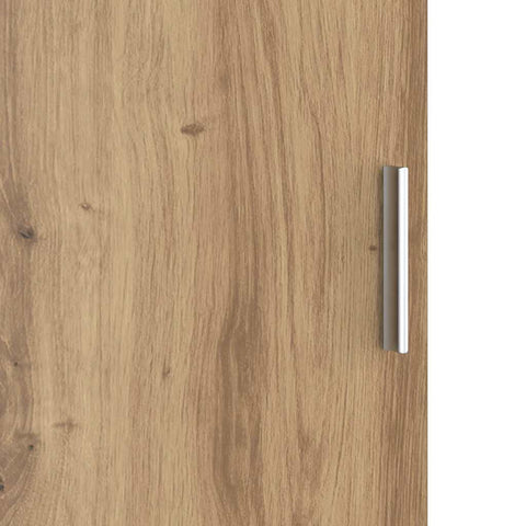vidaXL Desk with Storage with Door 2 pcs Artisan oak 102 x 50 x 124 cm