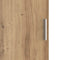 vidaXL Desk with Storage with Door 2 pcs Artisan oak 102 x 50 x 124 cm