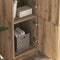 vidaXL Desk with Storage with Door 2 pcs Artisan oak 102 x 50 x 124 cm