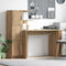 vidaXL Desk with Storage with Door 2 pcs Artisan oak 102 x 50 x 124 cm