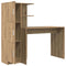 vidaXL Desk with Storage with Door 2 pcs Artisan oak 102 x 50 x 124 cm