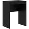 vidaXL Desk with Storage with Shelf 2 pcs Black oak 45.5 x 34 x 127 cm