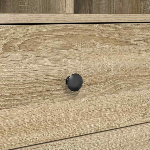 vidaXL Desk with Storage 2 pcs Sonoma Oak 45.5 x 34 x 127 cm