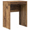 vidaXL Desk with Storage with Drawer 2 pcs Old Wood 45.5 x 34 x 127 cm