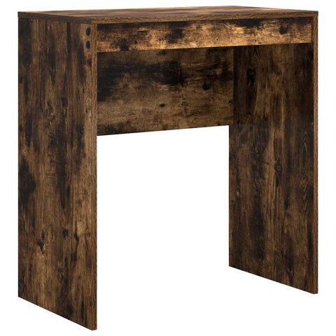 vidaXL Desk with Storage with Drawer 2 pcs Smoked Oak 70 x 40 x 76 cm