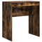 vidaXL Desk with Storage with Drawer 2 pcs Smoked Oak 70 x 40 x 76 cm