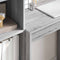 vidaXL Desk with Storage with Drawer 2 pcs Grey sonoma 70 x 40 x 76 cm
