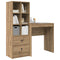 vidaXL Desk with Storage with Drawer 2 pcs Artisan oak 70 x 40 x 76 cm