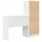 vidaXL Desk with Storage 2 pcs White 80 x 40 x 76 cm Engineered wood