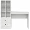 vidaXL Desk with Storage 2 pcs White 80 x 40 x 76 cm Engineered wood