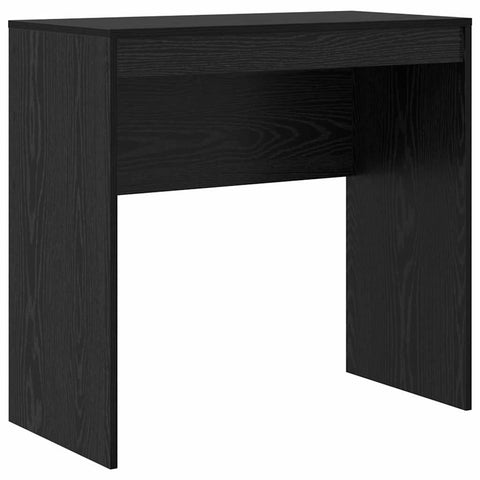 vidaXL Desk with Storage with Drawer 2 pcs Black oak 80 x 40 x 76 cm