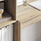 vidaXL Desk with Storage with Drawer 2 pcs Sonoma Oak 80 x 40 x 76 cm