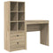 vidaXL Desk with Storage with Drawer 2 pcs Sonoma Oak 80 x 40 x 76 cm