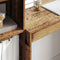 vidaXL Desk with Storage with Drawer 2 pcs Old Wood 80 x 40 x 76 cm