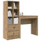 vidaXL Desk with Storage with Drawer 2 pcs Artisan oak 80 x 40 x 76 cm