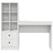 vidaXL Desk with Storage 2 pcs White 90 x 40 x 76 cm Engineered wood