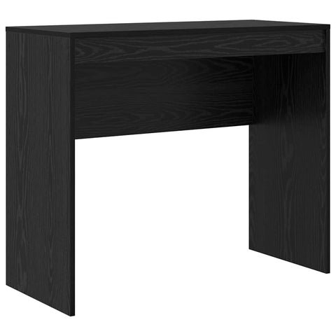 vidaXL Desk with Storage with Drawer 2 pcs Black oak 90 x 40 x 76 cm