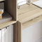 vidaXL Desk with Storage with Drawer 2 pcs Sonoma Oak 90 x 40 x 76 cm