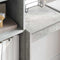 vidaXL Desk with Storage 2 pcs Concrete Grey 90 x 40 x 76 cm