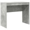vidaXL Desk with Storage 2 pcs Concrete Grey 90 x 40 x 76 cm
