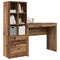 vidaXL Desk with Storage with Drawer 2 pcs Old Wood 90 x 40 x 76 cm