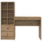 vidaXL Desk with Storage with Drawer 2 pcs Artisan oak 90 x 40 x 76 cm