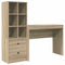 vidaXL Desk with Storage with Drawer 2 pcs Sonoma Oak 100 x 40 x 76 cm
